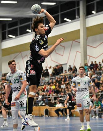 01 02 2026 Handball season 2025 2026 Test match friendly HC Erlangen HCE Frisch Auf Göppingen xwoxzix Tim Gömmel Goemmel 95, HC Erlangen HCE