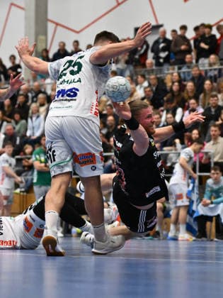 01 02 2026 Handball season 2025 2026 Test match friendly HC Erlangen HCE Frisch Auf Göppingen xwoxzix Ludvig Jurmala Aström Astroem 25, Frisch Auf Göppingen Maciej Gebala 77, HC Erlangen HCE