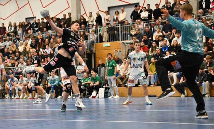 01 02 2026 Handball season 2025 2026 Test match friendly HC Erlangen HCE Frisch Auf Göppingen xwoxzix Tobias Buck 39, HC Erlangen HCE Kristian Saeveras 12, Frisch Auf Göppingen