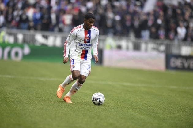 Football : Olympique Lyonnais v Lille LOSC - Ligue 1 - 01 02 2026 Endrick of Lyon during the French league 1 match between Olympique Lyonnais and Lille LOSC at Groupama Stadium Decines Charpieu Lyon France on February 01, 2026 LYONFrance  Copyright: xMouradxALLILIx