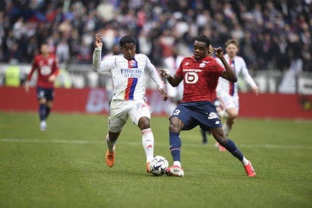 Football : Olympique Lyonnais v Lille LOSC - Ligue 1 - 01 02 2026 Endrick of Lyon during the French league 1 match between Olympique Lyonnais and Lille LOSC at Groupama Stadium Decines Charpieu Lyon France on February 01, 2026 LYONFrance  Copyright: xMouradxALLILIx