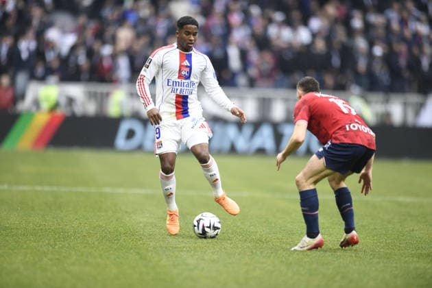 Football : Olympique Lyonnais v Lille LOSC - Ligue 1 - 01 02 2026 Endrick of Lyon during the French league 1 match between Olympique Lyonnais and Lille LOSC at Groupama Stadium Decines Charpieu Lyon France on February 01, 2026 LYONFrance  Copyright: xMouradxALLILIx