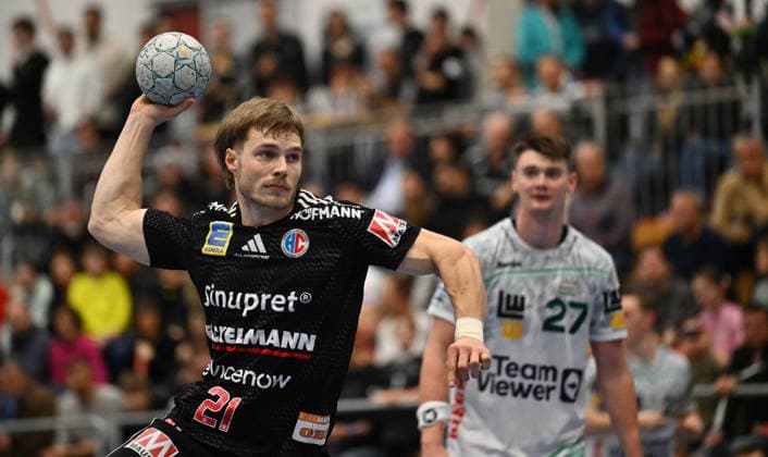 01 02 2026 Handball season 2025 2026 Test match friendly HC Erlangen HCE Frisch Auf Göppingen xwoxzix Christopher Bissel 21, HC Erlangen HCE