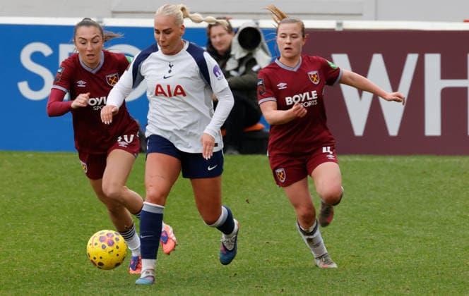 Football, England, Women, West Ham United - Tottenham Hotspur