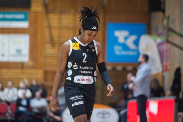 Lashae Dwyer Nr2 Hannover GiroLive Panthers Osnabrück 57 71 TK Hannover Luchse 1 DBBL 17 Matchday GiroLive Panthers Osnabrück vs TK Hannover Luchse