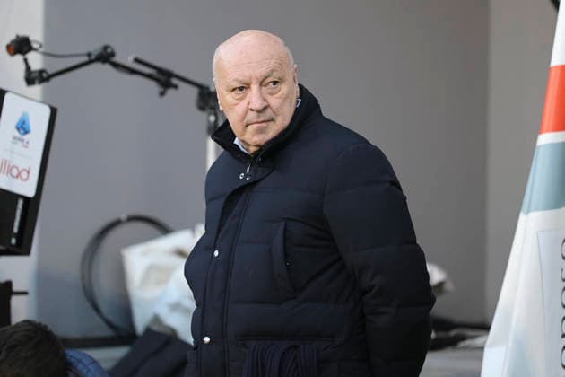 February 1, 2026, Cremona: Inter FC s Giuseppe Marotta President and Ceo during the italian soccer,Serie A match between US Cremonese vs Internazionale FC on February 01, 2026 at the Giovanni Zini stadium in Cremona, Italy. ANSA Serie A: Cremonese-Inter  - ZUMAa110 20260201_zaf_a110_038 Copyright: xDavidexCasentinix