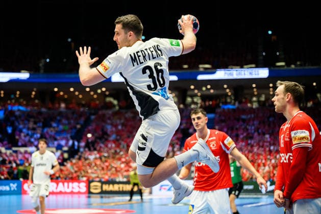 Herning Handball EM 2026 Final Denmark Germany Lukas Mertens Germany Herning Jyske Bank Boxing Denmark