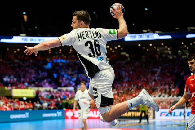 Herning Handball EM 2026 Final Denmark Germany Lukas Mertens Germany Herning Jyske Bank Boxing Denmark