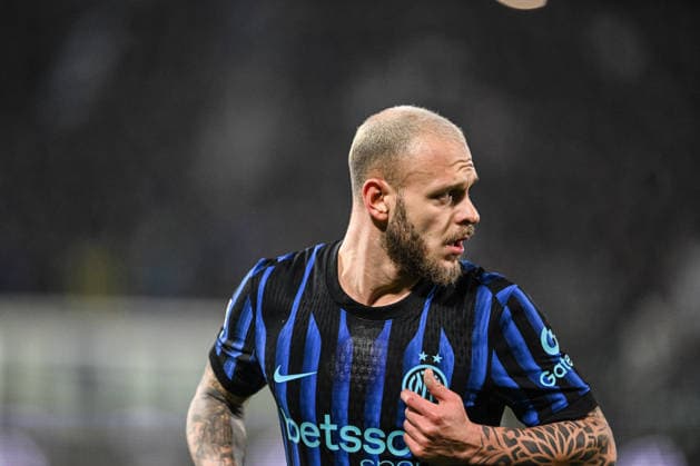 Federico Dimarco of Inter FC in action during the Italian Serie A football match between US Cremonese and Inter FC on February 1, 2026 at Giuseppe Meazza San Siro Siro stadium in Milan, Italy. Photo Tiziano Ballabio  Copyright: xTizianoxBallabio IPAxSportx xipa-agency.netx xx IPA_70851804 IPA_Agency_IPA70851804