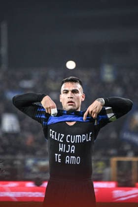 Lautaro Martinez of Inter FC celebrating after a goal during the Italian Serie A football match between US Cremonese and Inter FC on February 1, 2026 at Giuseppe Meazza San Siro Siro stadium in Milan, Italy. Photo Tiziano Ballabio  Copyright: xTizianoxBallabio IPAxSportx xipa-agency.netx xx IPA_70851749 IPA_Agency_IPA70851749