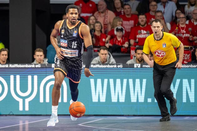Justin Simon 15 Ratiopharm Ulm , FC Bayern Basketball vs Ratiopharm Ulm, BBL, 18 Matchday, 01 02 2026 Munich Bavaria Germany Copyright: xkolbert-press UlrichxGamelx