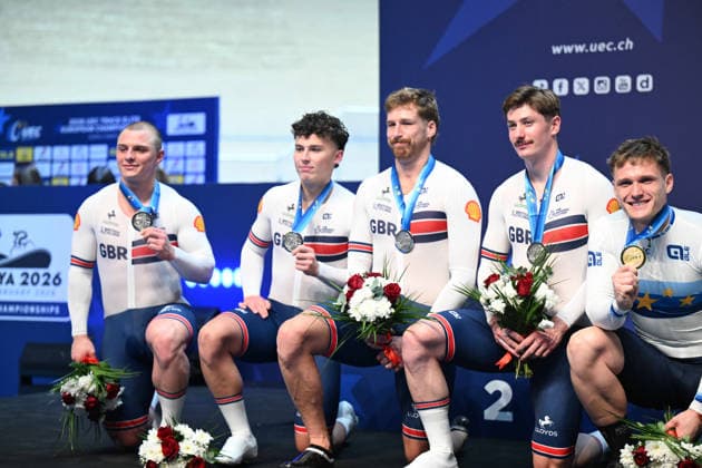 01-02-2026 European Championships Elite Track; Giornata 01; 2026, Great Britain; Richardson, Matthew; Turnbull, Hamish; Radford, Charles Harry; Truman, Joseph; Konya - Velodrom; 
