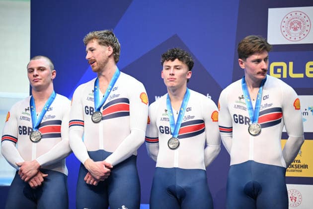 01-02-2026 European Championships Elite Track; Giornata 01; 2026, Great Britain; Richardson, Matthew; Turnbull, Hamish; Radford, Charles Harry; Truman, Joseph; Konya - Velodrom; 