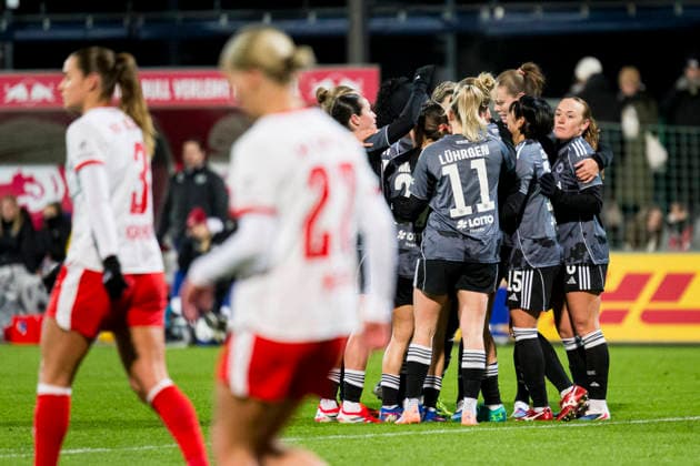 01 02 2026, xomx, Soccer Google Pixel Women Bundesliga, RB Leipzig Eintracht Frankfurt v l jubelt, Torjubel, Tor, Goal, Jubel, Freude, freuen zum 0 1 DFL DFB REGULATIONS PROHIBIT ANY USE OF PHOTOGRAPHS as IMAGE SEQUENCES and or QUASI VIDEO Leipzig