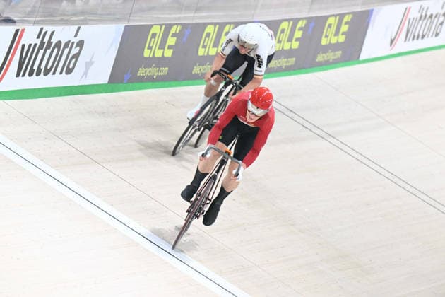 01-02-2026 European Championships Elite Track; Giornata 01; 2026, Danimarca; 2026, Germany; Hansen, Aagaard Tobias; Teutenberg, Tim Torn; Konya - Velodrom; 