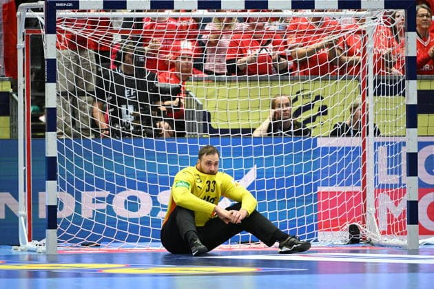 Herning, Denmark, 010226. Jyske Bank Boxen Hall. First place match of the European Handball Championship, Denmark - Germany. In the photo: Andreas Wolff. Photo: Ante Cizmic CROPIX Hrvatska Copyright: xxAntexCizmicx danska_njemacka24-010226
