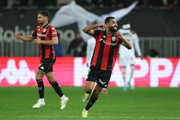 Nice v Stade Brestois 29 - Ligue 1 McDonald s 2025 2026 Ali Abdi of OGC Nice celebrates goal during the Ligue 1 McDonald s match between Nice and Brest at Allianz Riviera on February 1, 2026 in Nice, France. WARNING! This Photograph May Only Be Used For Newspaper And Or Magazine Editorial Purposes. May Not Be Used For Publications Involving 1 player, 1 Club Or 1 Competition Without Written Authorisation From Football DataCo Ltd. For Any Queries, Please Contact Football DataCo Ltd on +44 (0) 207 864 9121 Nice Allianz Riviera South-Eastern France France Copyright: xAllstarxPicturexLibraryxLtdx