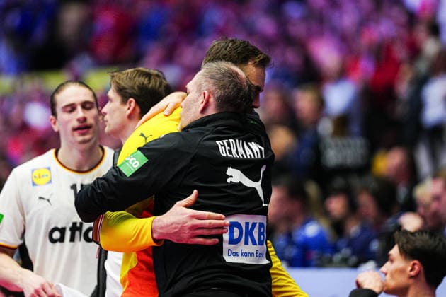 Andreas Wolff Germany, 33 will getroestet DEN, Denmark vs Germany, Handball, EHF European Championship 2026, Final, 01 02 2026 DEN, Denmark vs Germany, Handball, EHF European Championship 2026, Final, 01 02 2026 Herning Copyright: xEibner-Pressefoto MarcelxvonxFehrnx EP_MFN