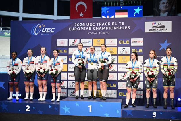 01-02-2026 European Championships Elite Women Track; Giornata 01; 2026, Germany; 2026, Great Britain; 2026, Olanda; Konya - Velodrom; 