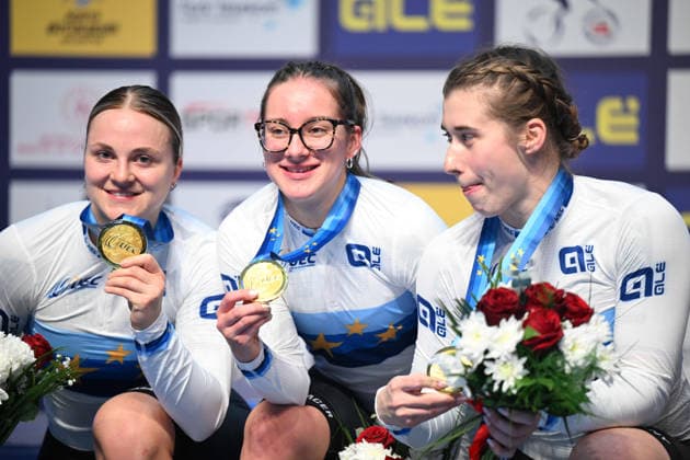 01-02-2026 European Championships Elite Women Track; Giornata 01; 2026, Germany; Grabosch, Pauline Sophie; Friedrich, Lea Sophie; Schneider, Clara; Konya - Velodrom; 