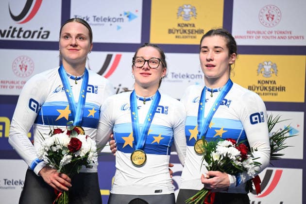01-02-2026 European Championships Elite Women Track; Giornata 01; 2026, Germany; Grabosch, Pauline Sophie; Friedrich, Lea Sophie; Schneider, Clara; Konya - Velodrom; 
