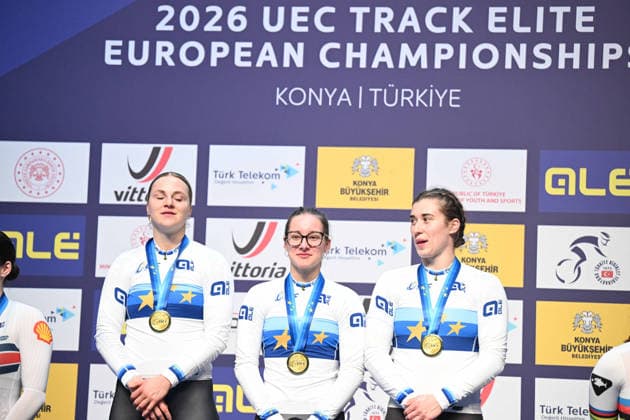 01-02-2026 European Championships Elite Women Track; Giornata 01; 2026, Germany; Grabosch, Pauline Sophie; Friedrich, Lea Sophie; Schneider, Clara; Konya - Velodrom; 