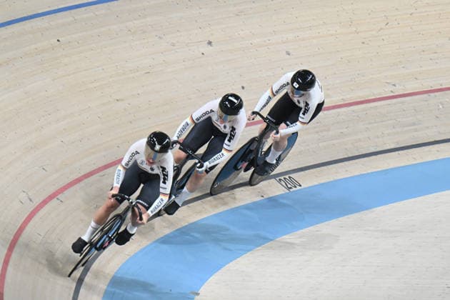 01-02-2026 European Championships Elite Women Track; Giornata 01; 2026, Germany; Grabosch, Pauline Sophie; Friedrich, Lea Sophie; Schneider, Clara; Konya - Velodrom; 