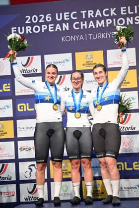 01-02-2026 European Championships Elite Women Track; Giornata 01; 2026, Germany; Grabosch, Pauline Sophie; Friedrich, Lea Sophie; Schneider, Clara; Konya - Velodrom; 
