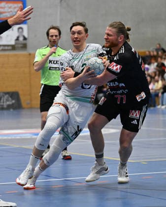 01 02 2026 Handball season 2025 2026 Test match friendly HC Erlangen HCE Frisch Auf Göppingen xwoxzix Ole Pregler 23, Frisch Auf Göppingen Maciej Gebala 77, HC Erlangen HCE