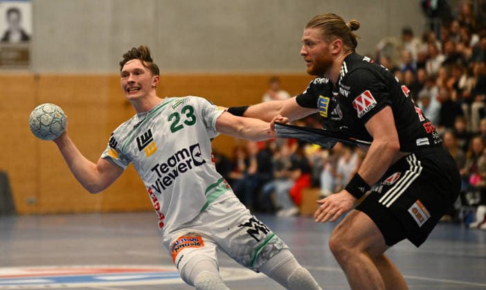 01 02 2026 Handball season 2025 2026 Test match friendly HC Erlangen HCE Frisch Auf Göppingen xwoxzix Ole Pregler 23, Frisch Auf Göppingen Maciej Gebala 77, HC Erlangen HCE