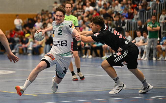 01 02 2026 Handball season 2025 2026 Test match friendly HC Erlangen HCE Frisch Auf Göppingen xwoxzix Oskar Neudeck 2, Frisch Auf Göppingen Tobias Buck 39, HC Erlangen HCE