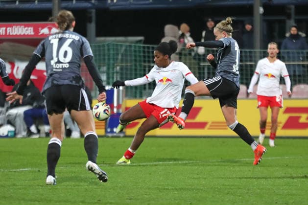 Google Pixel Women Bundesliga, RB Leipzig Eintracht Frankfurt 01 02 2026 Delice Boboy 17, RB Leipzig Football, Google Pixel Women Bundesliga, Season 2025 2026, 16 Matchday RB Leipzig vs SG Eintracht Frankfurt on 01 02 2026, Training Center Cottaweg, Leipzig DFB REGULATIONS PROHIBIT ANY USE OF PHOTOGRAPHS AS IMAGE SEQUENCES AND OR QUASI VIDEO Copyright: xBEAUTIFULxSPORTS JanxKaeferx