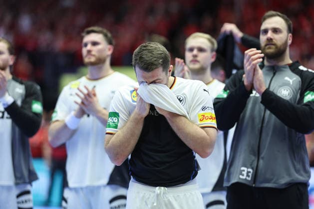 Denmark v Germany - Men s EHF EURO 2026 Final Team Germany after during the Men s EHF EURO 2026 Final match between Denmark and Germany at Jyske Bank Boxen on February 1, 2026 in Herning, Denmark.  SanjinxStrukic PIXSELL