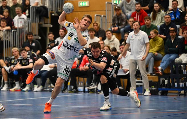 01 02 2026 Handball season 2025 2026 Test match friendly HC Erlangen HCE Frisch Auf Göppingen xwoxzix Martin Hanne 42, Frisch Auf Göppingen Christoph Steinert 44, HC Erlangen HCE