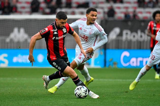 FOOTBALL : Nice (OGCN) vs Brest (SB29) - ligue 1 - 1 2 26 Nice™s midfielder 8 Morgan Sanson during the French L1 2025-2026 season football match between Nice (OGCN) and Brest (SB) at Allianz Riviera stadium of Nice, south France, on February 1, 2026. NICEFrance  Copyright: xFredericxDIDESx