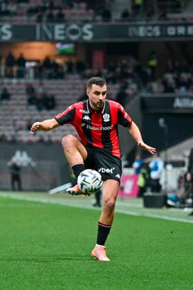 FOOTBALL : Nice (OGCN) vs Brest (SB29) - ligue 1 - 1 2 26 Nice™s midfielder 24 Charles Vanhoutte during the French L1 2025-2026 season football match between Nice (OGCN) and Brest (SB) at Allianz Riviera stadium of Nice, south France, on February 1, 2026. NICEFrance  Copyright: xFredericxDIDESx