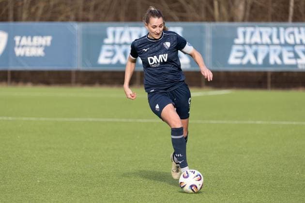 2 Womens Bundesliga VfL Bochum FC Bayern Munich II FOR EDITORIAL PURPOSES ONLY EDITORIAL USE ONLY p On Sunday, February 01, 2026, the teams of VfL Bochum blue and FC Bayern Munich II red met in the 2 Womens Bundesliga at the VfL Bochum youth training center In the picture Dörthe Hoppius Nr 9, VfL Bochum Germany NRW Bochum Copyright MichaelxSchwalm Copyright: MichaelxSchwalm doc84e22da4dad11vt5hr4l ,EDITORIAL USE ONLY Copyright: MichaelxSchwalm