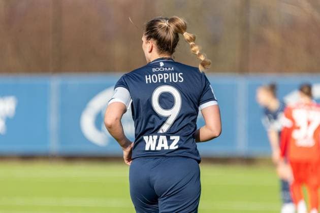 2 Womens Bundesliga VfL Bochum FC Bayern Munich II FOR EDITORIAL PURPOSES ONLY EDITORIAL USE ONLY p On Sunday, February 01, 2026, the teams of VfL Bochum blue and FC Bayern Munich II red met in the 2 Womens Bundesliga at the VfL Bochum youth training center In the picture Dörthe Hoppius Nr 9, VfL Bochum Germany NRW Bochum Copyright MichaelxSchwalm Copyright: MichaelxSchwalm doc84e22bcaxo729hc5ryf ,EDITORIAL USE ONLY Copyright: MichaelxSchwalm