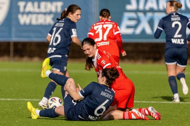 2 Womens Bundesliga VfL Bochum FC Bayern Munich II FOR EDITORIAL PURPOSES ONLY EDITORIAL USE ONLY p On Sunday, February 01, 2026, the teams of VfL Bochum blue and FC Bayern Munich II red met in the 2 Womens Bundesliga at the VfL Bochum youth training center Germany NRW Bochum Copyright MichaelxSchwalm Copyright: MichaelxSchwalm doc84e22bmqfptofyuxryq ,EDITORIAL USE ONLY Copyright: MichaelxSchwalm