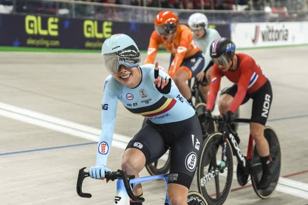 2026 UEC European Track cycling, Rad, Radsport, Bahnrad, Bahn Championships kick off in Konya KONYA, TURKIYE - FEBRUARY 1: Helene Hesters of Belgium competes during qualifying sprint for women during 2026 UEC Track Cycling European Championships, organized in collaboration between the Turkish Cycling Federation and the European Cycling Union (UEC), in Konya, Turkiye on February 1, 2026. Dilara Irem Sancar Anadolu Konya Turkey. Editorial use only. Please get in touch for any other usage.  Copyright: x2026xAnadoluxDilaraxIremxSancarx