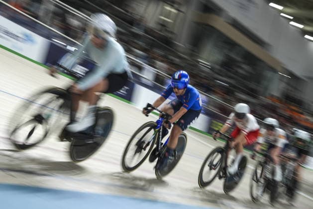 2026 UEC European Track cycling, Rad, Radsport, Bahnrad, Bahn Championships kick off in Konya KONYA, TURKIYE - FEBRUARY 1: Atheletes compete during qualifying sprint for women during 2026 UEC Track Cycling European Championships, organized in collaboration between the Turkish Cycling Federation and the European Cycling Union (UEC), in Konya, Turkiye on February 1, 2026. Dilara Irem Sancar Anadolu Konya Turkey. Editorial use only. Please get in touch for any other usage.  Copyright: x2026xAnadoluxDilaraxIremxSancarx