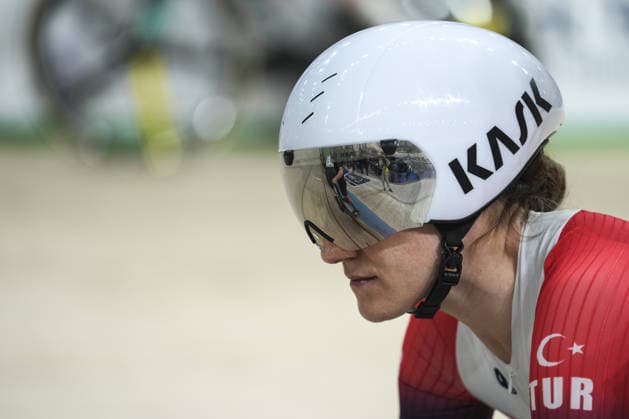 2026 UEC European Track cycling, Rad, Radsport, Bahnrad, Bahn Championships kick off in Konya KONYA, TURKIYE - FEBRUARY 1: Reyhan Yakisir of Turkiye competes during qualifying sprint for women during 2026 UEC Track Cycling European Championships, organized in collaboration between the Turkish Cycling Federation and the European Cycling Union (UEC), in Konya, Turkiye on February 1, 2026. Dilara Irem Sancar Anadolu Konya Turkey. Editorial use only. Please get in touch for any other usage.  Copyright: x2026xAnadoluxDilaraxIremxSancarx