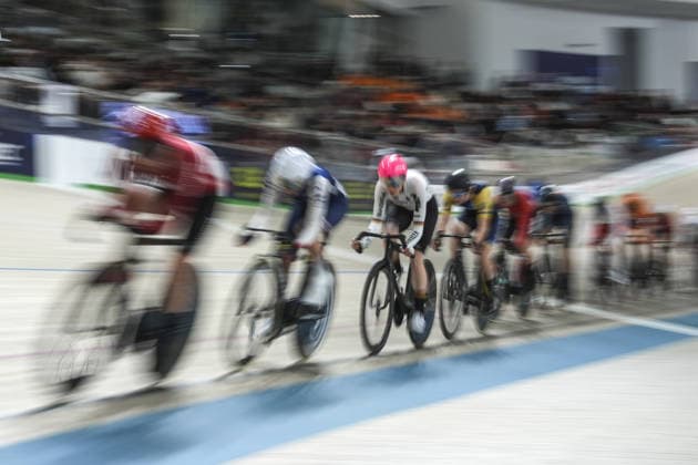 2026 UEC European Track cycling, Rad, Radsport, Bahnrad, Bahn Championships kick off in Konya KONYA, TURKIYE - FEBRUARY 1: Helene Hesters of Belgium competes during qualifying sprint for women during 2026 UEC Track Cycling European Championships, organized in collaboration between the Turkish Cycling Federation and the European Cycling Union (UEC), in Konya, Turkiye on February 1, 2026. Dilara Irem Sancar Anadolu Konya Turkey. Editorial use only. Please get in touch for any other usage.  Copyright: x2026xAnadoluxDilaraxIremxSancarx