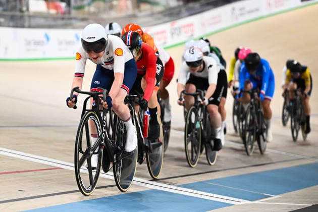 2026 UEC Track Elite European Championships Picture by Olly Hassell SWpix.com - 01 02 2026 - Cycling - 2026 UEC Track Elite European Championships - Konya Velodrome, Konya, Türkiye - Women s Scratch Race Final - Imogen Wolff (Great Britain) Copyright: x xSWpix.comx(t axPhotographyxHubxLtd)xOllyxHassell SWpix.comx SWP-3177-0160