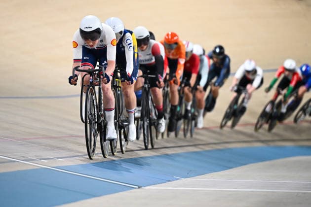 2026 UEC Track Elite European Championships Picture by Olly Hassell SWpix.com - 01 02 2026 - Cycling - 2026 UEC Track Elite European Championships - Konya Velodrome, Konya, Türkiye - Women s Scratch Race Final - Imogen Wolff (Great Britain) Copyright: x xSWpix.comx(t axPhotographyxHubxLtd)xOllyxHassell SWpix.comx SWP-3177-0162