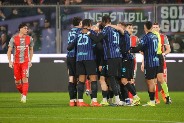 CALCIO - Serie A - US Cremonese vs Inter - FC Internazionale FC Inter s players celebrate after the 0-2 goal during the match of 6th day of the Serie A Championship between US Cremonese vs FC Inter at the Giovanni Zini Stadium on 1 February 2026 in Cremona, CR. Cremona Italy  Copyright: xIPAxSport ABACAx