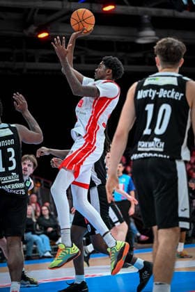 Barmer 2 Basketball Bundesliga ProA Rheinstars Köln vs Paderborn Baskets, 01 02 2026 Kenny Baptiste RheinStarsKöln 39 , Barmer 2 Basketball Bundesliga ProA Rheinstars Köln vs Paderborn Baskets on 01 02 2026 at Motorworld Köln in Cologne North Rhine-Westphalia Copyright: xBEAUTIFULxSPORTS Mueller-Laschetx