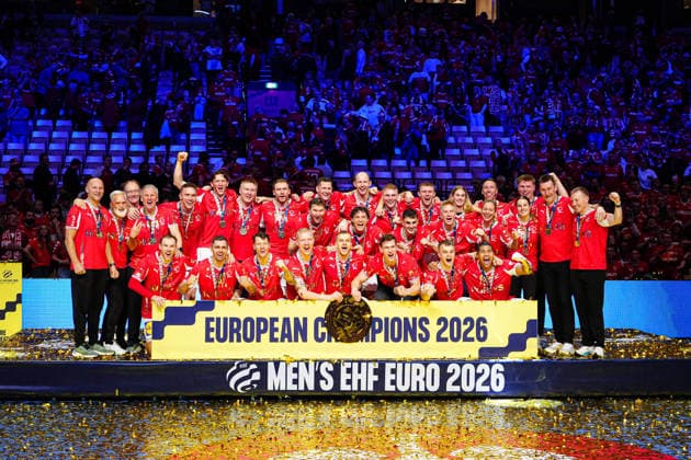 Winner photo Denmark DEN, Denmark vs Germany, Handball, EHF European Championship 2026, Final, 01 02 2026 DEN, Denmark vs Germany, Handball, EHF European Championship 2026, Final, 01 02 2026 Herning Copyright: xEibner-Pressefoto MarcelxvonxFehrnx EP_MFN