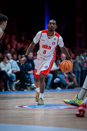 Barmer 2 Basketball Bundesliga ProA Rheinstars Köln vs Paderborn Baskets, 01 02 2026 Cedric Cezell Russell Jr RheinStarsKöln 0 , Barmer 2 Basketball Bundesliga ProA Rheinstars Köln vs Paderborn Baskets on 01 02 2026 at Motorworld Köln in Cologne North Rhine-Westphalia Copyright: xBEAUTIFULxSPORTS Mueller-Laschetx