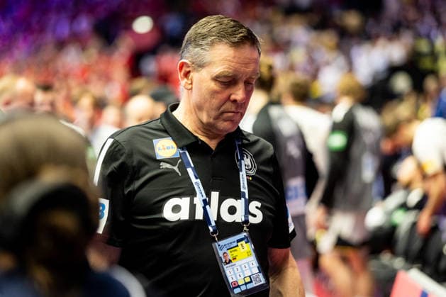 HERNING, DENMARK - FEBRUARY 1: Alfred Gislason (Germany, Head Coach) after the game during the EHF EURO 2026 Final match between Denmark vs Germany at Jyske Bank Boxen Arena on February 1, 2026 in Herning, Denmark. Midtjylland Denmark Copyright: xMarioxM.xKobergx